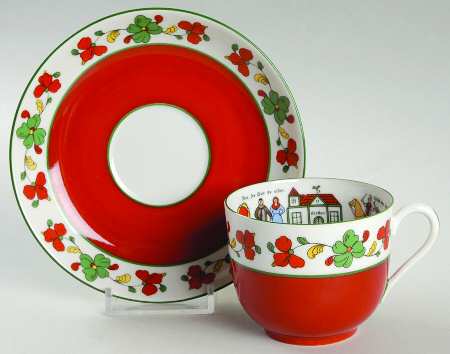 Nordic Flat Demitasse Cup & Saucer Set