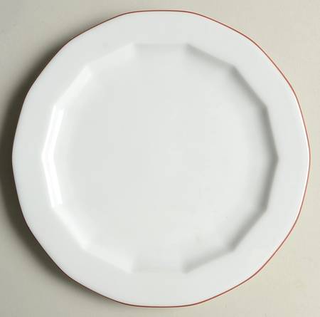 Octavia Red Salad Plate
