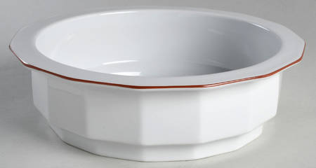 Octavia Red 9" Round Vegetable Bowl