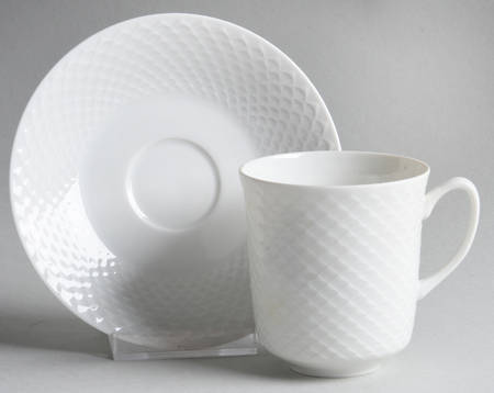 Fasett Flat Cup & Saucer Set