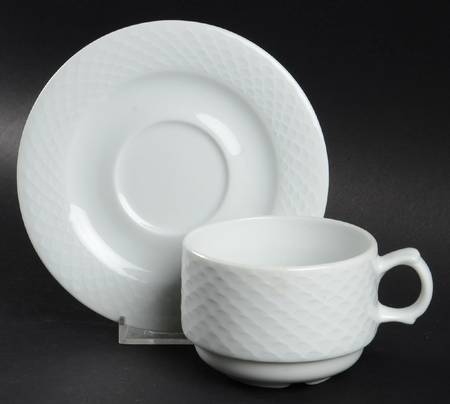 Fasett Flat Cup & Saucer Set
