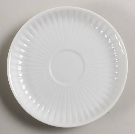 Spire White Saucer for Flat Cup