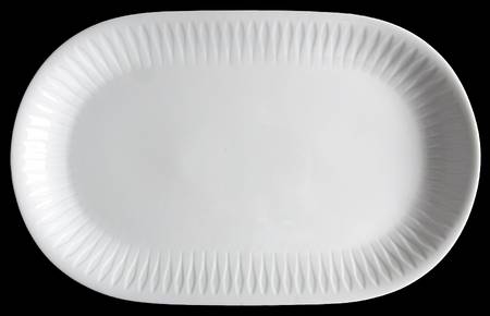 Spire White 16" Oval Serving Platter