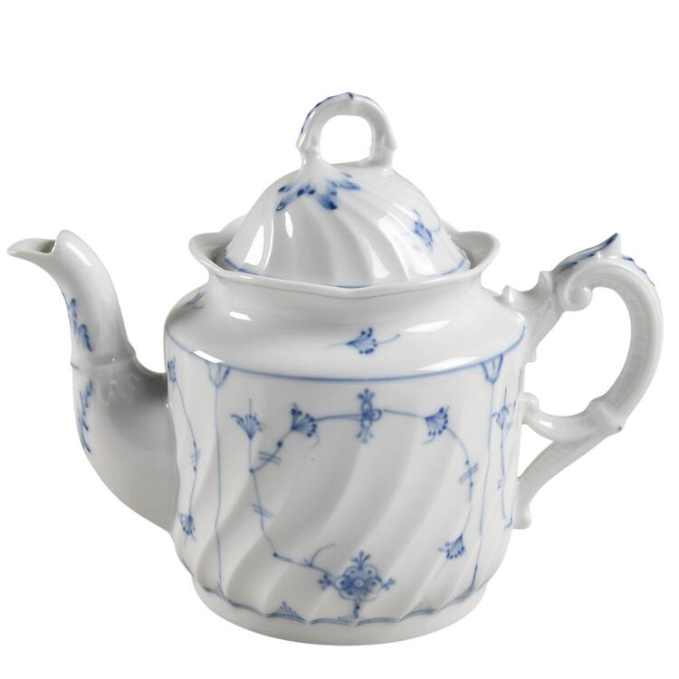 Straw (Swirled) Teapot & Lid