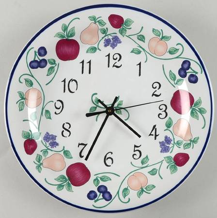 Orchard Medley Clock Plate