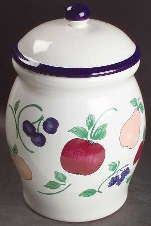 Orchard Medley Cookie Jar & Lid