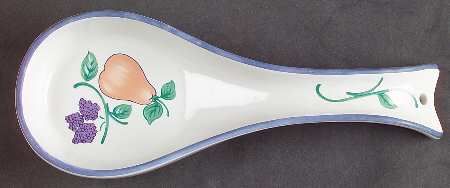 Orchard Medley Spoon Rest/Holder (Holds 1 Spoon) by Princess House