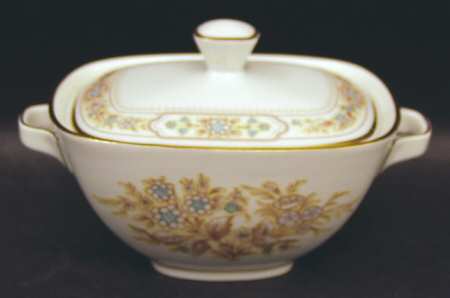 Virginia Heritage (Floral Design) Sugar Bowl & Lid