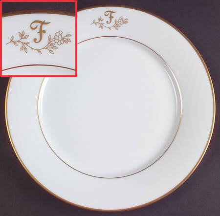 Princess Heritage (Gold Trim) Dinner Plate