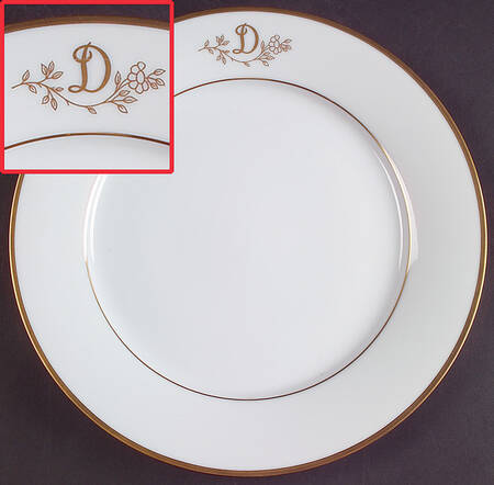 Princess Heritage (Gold Trim) Dinner Plate