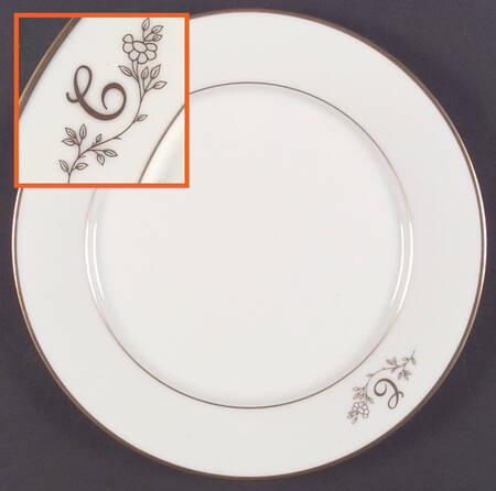 Princess Heritage (Gold Trim) Dinner Plate
