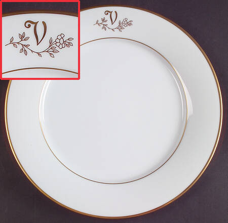 Princess Heritage (Gold Trim) Dinner Plate
