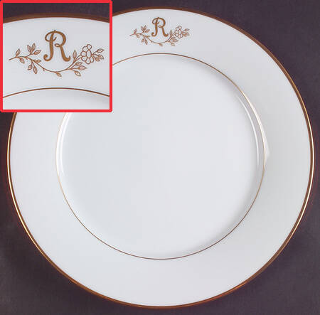 Princess Heritage (Gold Trim) Dinner Plate
