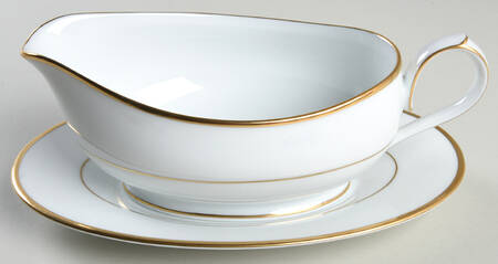 Princess Heritage (Gold Trim) Gravy Boat & Underplate