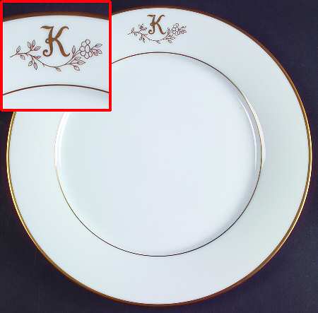 Princess Heritage (Gold Trim) Dinner Plate