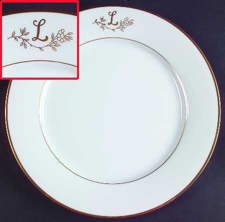 Princess Heritage (Gold Trim) Dinner Plate