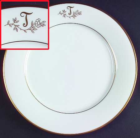 Princess Heritage (Gold Trim) Dinner Plate