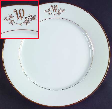 Princess Heritage (Gold Trim) Dinner Plate