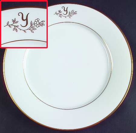 Princess Heritage (Gold Trim) Dinner Plate