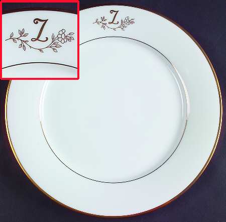 Princess Heritage (Gold Trim) Dinner Plate