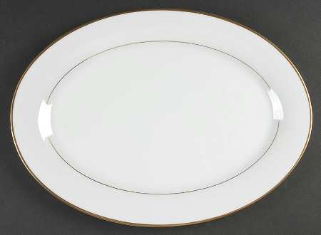 Princess Heritage (Gold Trim) 14" Oval Serving Platter
