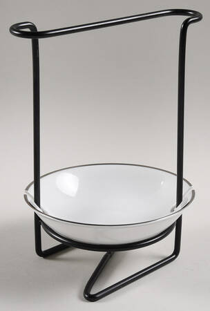 Princess Heritage (Platinum Trim) 8"-8 1/4" Salad Serving Set/Utensil Holder  HC