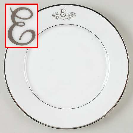 Princess Heritage (Platinum Trim) Dinner Plate
