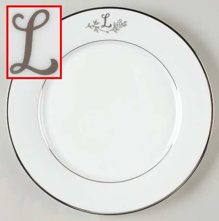 Princess Heritage (Platinum Trim) Dinner Plate