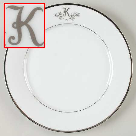 Princess Heritage (Platinum Trim) Dinner Plate
