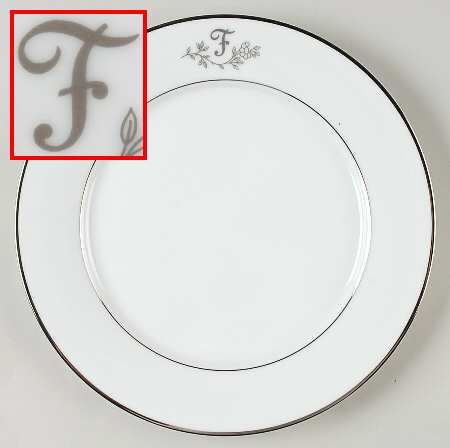 Princess Heritage (Platinum Trim) Dinner Plate