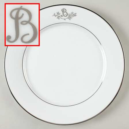 Princess Heritage (Platinum Trim) Dinner Plate
