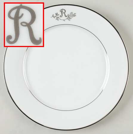 Princess Heritage (Platinum Trim) Dinner Plate