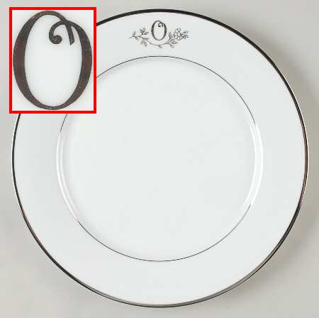 Princess Heritage (Platinum Trim) Dinner Plate