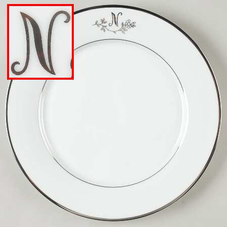Princess Heritage (Platinum Trim) Dinner Plate
