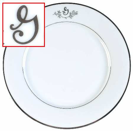 Princess Heritage (Platinum Trim) Dinner Plate