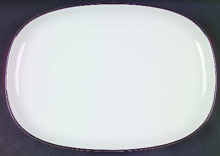 Princess Heritage (Platinum Trim) 15" Oval Serving Platter