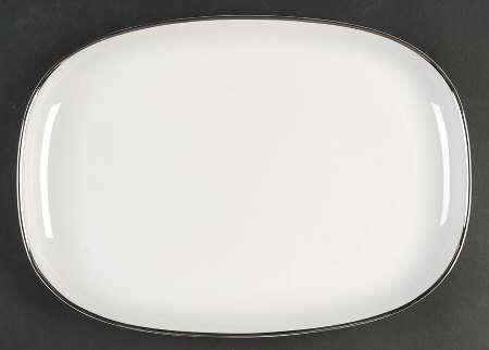 Princess Heritage (Platinum Trim) 14" Oval Serving Platter