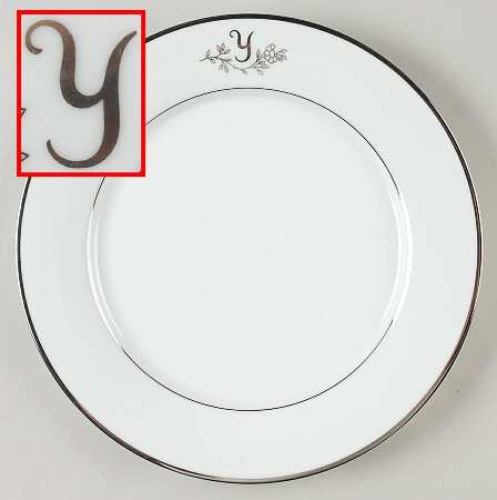 Princess Heritage (Platinum Trim) Dinner Plate