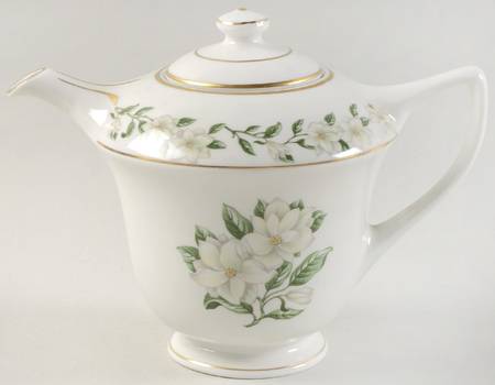 Bridal Wreath Teapot & Lid