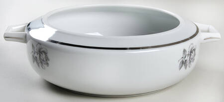 Cameo Rose Round Vegetable No Lid