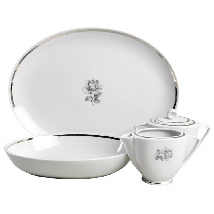 Cameo Rose 5 Piece Hostess Set