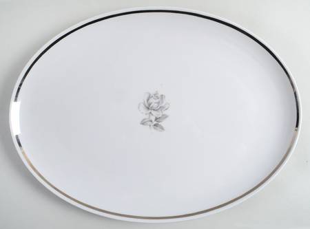 Cameo Rose 15" Oval Serving Platter