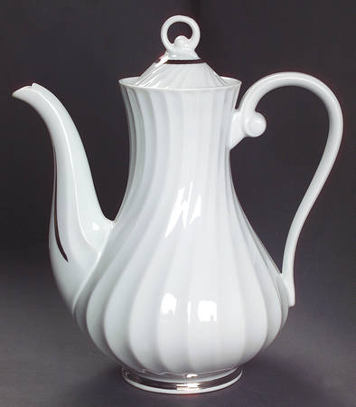 Elegance (Platinum Inner Ring) Coffee Pot & Lid