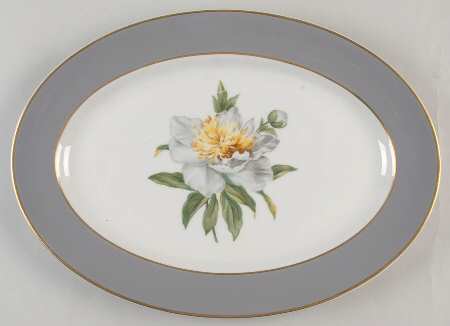 Golden Peony 13" Oval Serving Platter by Princess - Empcraft (USA)