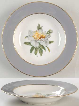 Golden Peony Rim Soup Bowl by Princess - Empcraft (USA)