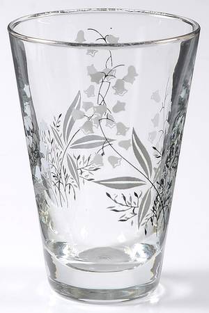 Lady Empire (Platinum Trim) Glassware Flat Tumbler