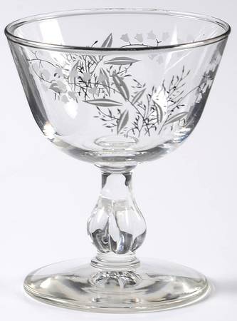 Lady Empire (Platinum Trim) Glassware Sherbet