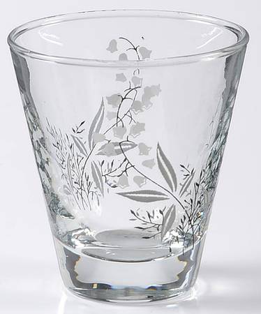 Lady Empire (Platinum Trim) Glassware Juice