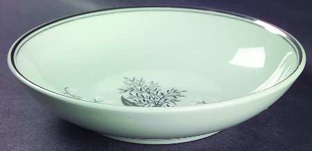 Lady Empire (Platinum Trim) Fruit/Dessert (Sauce) Bowl