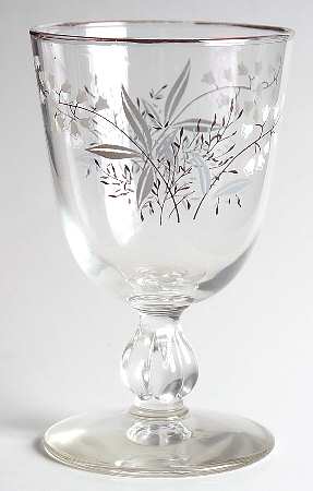 Lady Empire (Platinum Trim) 8 Oz Glassware Goblet